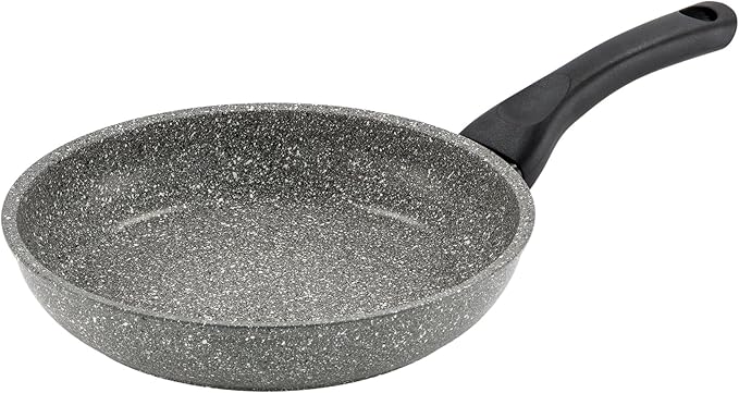 barazzoni 石材整体平底锅 内部大理石涂层 多至 6 层石材外观 灰色